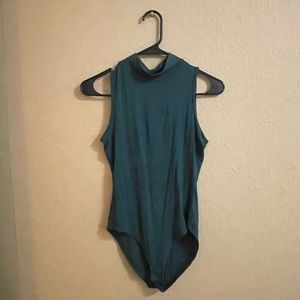 Bodysuit- Soft, Emerald Green